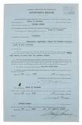 MARILYN MONROE SIGNED CONTRACT