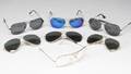 GROUP OF SEVEN TONY CURTIS RAYBAN AVIATOR SUNGLASSES