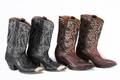 GROUP OF TONY CURTIS JUSTIN COWBOY BOOTS