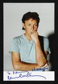 PAUL McCARTNEY SIGNED PHOTOGRAPH