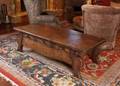 CARVED WOODEN COFFEE TABLE