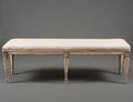 LOUIS XVI STYLE PAINTED BENCH