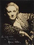 MARLENE DIETRICH SIGNED PORTRAIT