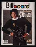 MICHAEL JACKSON SIGNED BILLBOARD MAGAZINE