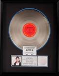 BRUCE SPRINGSTEEN PLATINUM RECORD AWARD