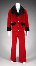 ELVIS PRESLEY RED CORDUROY SUIT
