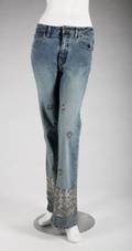 CHER OWNED AND WORN JEANS