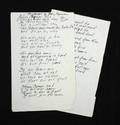 JOHNNY CASH HANDWRITTEN THE BALLAD OF JOHNNY CHAPMAN LYRICS