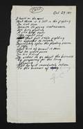 JOHNNY CASH HANDWRITTEN POEM