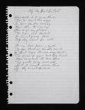 JOHNNY CASH HANDWRITTEN IF THY HEART BE COLD LYRICS