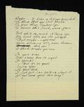 JOHNNY CASH HANDWRITTEN DO YOU EVER FEEL THIS WAY