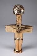 LARGE GOLDEN IDOL FROM TROY