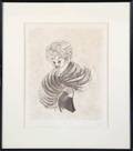 AL HIRSCHFELD PRINT OF LUCILLE BALL