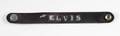 ELVIS PRESLEY BLACK LEATHER WRISTBAND