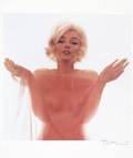MARILYN MONROE WITH FUSCIA SCARF