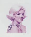 MARILYN MONROE PHOTOGRAPH WITH BEADS SIGNED BY BER