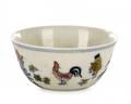 Chinese Wucai Enamel Cockerel Tea Cup