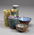 ASSORTED GROUP OF ASIAN BOWLS AND VASES