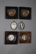GROUP OF SIX PORTRAIT MINIATURES