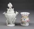 BLANC DE CHINE MEISSEN STYLE LIDDED URN