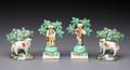 GROUP OF FOUR STAFFORDSHIRE FIGURINES