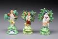 GROUP OF THREE STAFFORDSHIRE FIGURINES