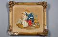 FRAMED NEEDLEPOINT FRAGMENT
