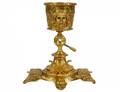 EMPIRE STYLE GILT BRONZE SMOKERS STAND