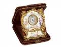 MINIATURE VIENNESE ENAMEL TRAVEL CLOCK