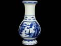 GOOD BLUE AND WHITE PORCELAIN VASE