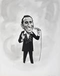 TONY BENNETT PLAYBOY CLUB CARICATURE