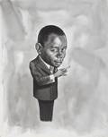 FLIP WILSON PLAYBOY CLUB CARICATURE