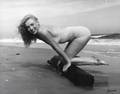 MARILYN MONROE ON NEW YORK BEACH BY ANDRE DE DIENE