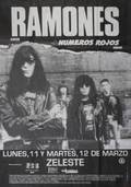 RAMONES SIGNED POSTER FROM BARCELONA SPAIN