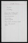 JIM MORRISON HANDWRITTEN POEM
