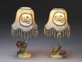 A PAIR OF VINTAGE TOLEWARE TABLE LAMPS