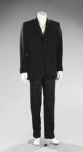 OZZYS BLACK SUIT WITH ARABESQUE DETAILS