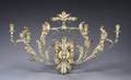 ITALIAN TOLE PARCELGILT EIGHT LIGHT WALL MOUNT C