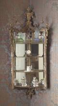 A LOUIS XVI STYLE FOUR TIERED HANGING CORNER WALL