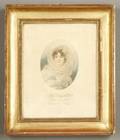 MARY PICKFORD OWNED FRAMED ENGRAVING