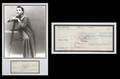 JUDY GARLAND SIGNED CHECK