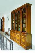 VICTORIAN GOTHIC REVIVAL OAK BOOKCASE