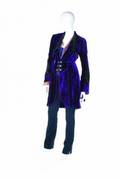 A BOB MACKIE VELVET JACKET ENSEMBLE