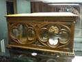 A GOTHIC REVIVAL OAK COLLECTION BOX