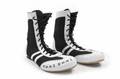 EVANDER HOLYFIELD TRAINING WORN BOXING BOOTS