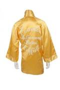 EVANDER HOLYFIELD VS LARRY HOMES FIGHT WORN ROBE