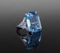 TALLULAH BANKHEAD AQUAMARINE AND DIAMOND RING