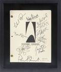 STAR TREK THE NEXT GENERATION CAST SIGNED SCRIPT