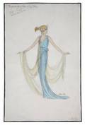 MARIA CORDA THE PRIVATE LIFE OF HELEN OF TROY COSTUME SKETCH