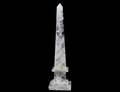 CARVED ROCK CRYSTAL OBELISK